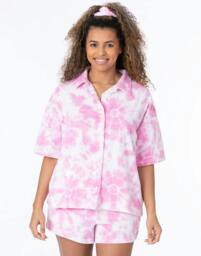 Rackhams Barbie Womens Pink 3 Piece Towelling Co-ord - XXX-Large - thumbnail 2