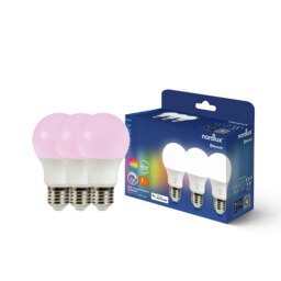 Rackhams Smart E27 - 3-pack - A60 Colour - 2200-6500 Kelvin - 806 Lumen - Light Bulb - White - White - Plastic - 1 - thumbnail 3