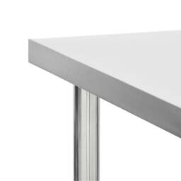 Rackhams Kitchen Work Table with Wheels 80x60x85 cm Stainless Steel - thumbnail 5