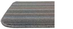 Rackhams Stockholm Lead/Light Blue Washable Mat - 57X90 cm - thumbnail 4