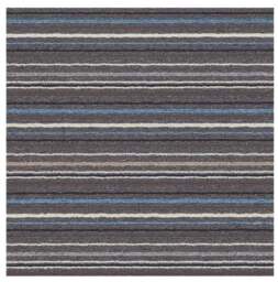 Rackhams Stockholm Lead/Light Blue Washable Mat - 57X90 cm - thumbnail 3