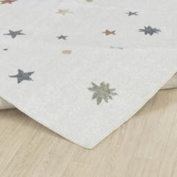 Rackhams Lillian-Kids Beige Orange Green Grey Washable Rug for Children's Rooms - 160cm_diameter - thumbnail 5