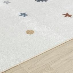 Rackhams Lillian-Kids Beige Orange Green Grey Washable Rug for Children's Rooms - 160cm_diameter - thumbnail 4