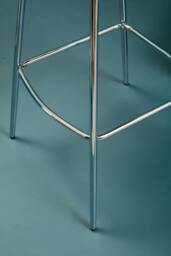 Rackhams Warton Grey Velvet Bar Chair - thumbnail 4