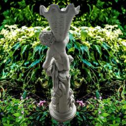Rackhams Boy Holding a Horn Planter statue - thumbnail 4
