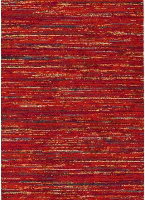 Rackhams Noble Sherpa Rug – Red Colour - 120X170 cm