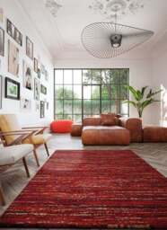Rackhams Noble Sherpa Rug – Red Colour - 120X170 cm - thumbnail 5