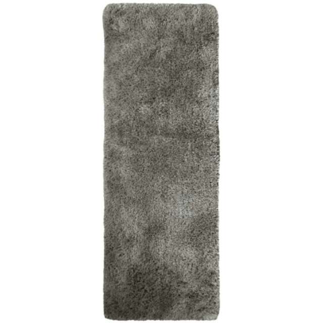Rackhams Soft Washable Grey Shaggy Rug - SA-04 - 67X180 cm