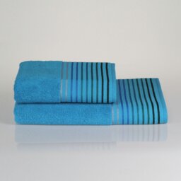 Rackhams Cotton Towel Set - 450 GSM - Hand & Bath Towels - Ultra Soft & Absorbent - Turquoise - Cotton - 1 - Turquoise