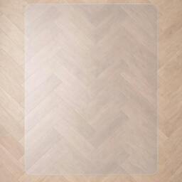 Rackhams PVC Chair Mat for Hard Floors – Clear Rectangular Office Floor Protector - Multiple Sizes - 75 x 120cm - thumbnail 5