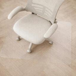Rackhams PVC Chair Mat for Hard Floors – Clear Rectangular Office Floor Protector - Multiple Sizes - 75 x 120cm - thumbnail 2