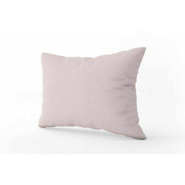 Rackhams Percale Housewife Pillowcase - Powder Pink - 76cm x 51cm - Powder Pink - 50% Polyester/50% Combed Cotton - image 1