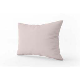 Rackhams Percale Housewife Pillowcase - Powder Pink - 76cm x 51cm - Powder Pink - 50% Polyester/50% Combed Cotton - thumbnail 1