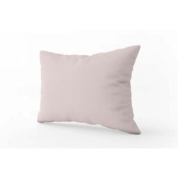 Rackhams Percale Housewife Pillowcase - Powder Pink - 76cm x 51cm - Powder Pink - 50% Polyester/50% Combed Cotton - thumbnail 2