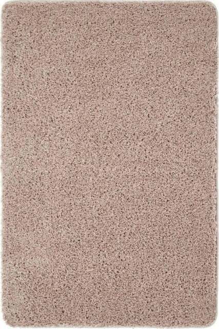 Rackhams Washable Nude Pink Shaggy Rug - 67X150 cm