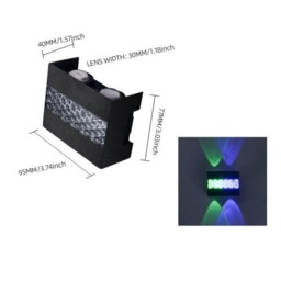 Rackhams ABS Outdoor Waterproof Wall Lamp for Garden Decoration - Warm Light - 2 - thumbnail 6