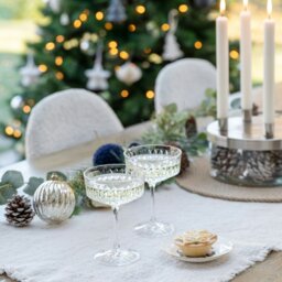 Rackhams Metal Candle Holder with Glass Bowl - Silver - thumbnail 5
