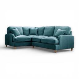 Rackhams The Swift Left Hand Corner Sofa - Emerald - thumbnail 2