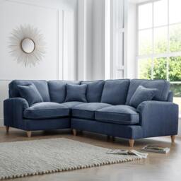 Rackhams The Swift Left Hand Corner Sofa - Emerald - thumbnail 6