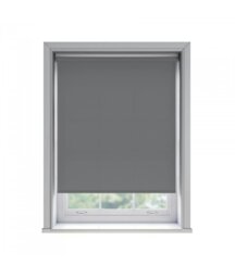 Rackhams No Drill Slate Grey Thermal Blackout Roller Blind (170cm Drop) - 120cm - thumbnail 2