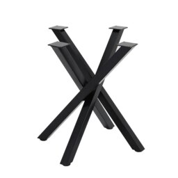 Rackhams 75cm L Criss Cross Metal Coffee Table Legs Replacement - thumbnail 2