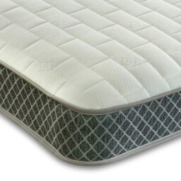 "Rackhams Memory Foam Hybrid Spring Mattress - 7.25"" Deep, Supportive Coil Spring Core - Grey - 1 - 4ft6 Double Mattress (135cm x 190cm)" - thumbnail 3