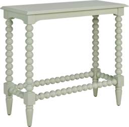 Rackhams Cromwell Bobbin Design Small Console table - Pale Olive, Green - thumbnail 2