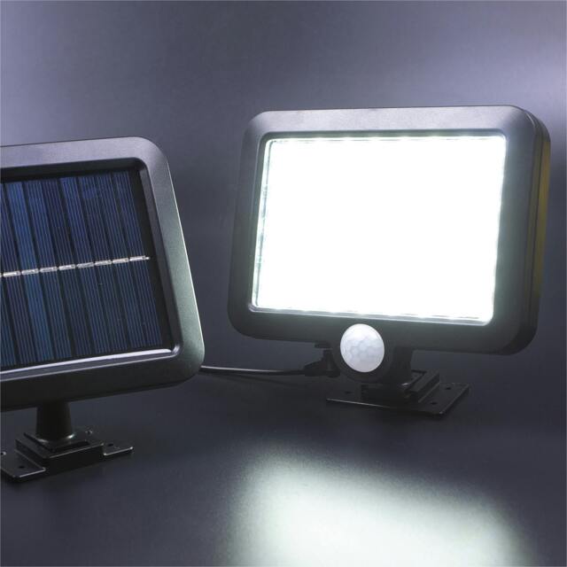 Rackhams 56LED Solar Sensor Wall Lamp