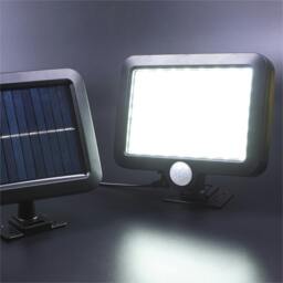 Rackhams 56LED Solar Sensor Wall Lamp