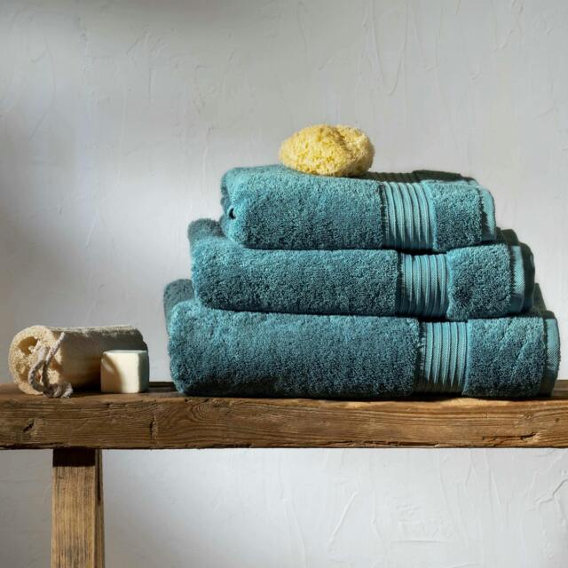 Rackhams Teal Egyptian Cotton Bath Sheet - Standard - Single - image 1