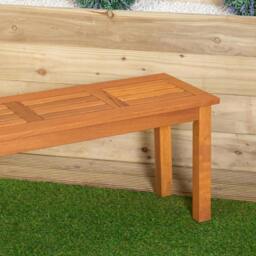 Rackhams Coniston 2 Seater Outdoor Wooden Garden Bench Stool - thumbnail 5