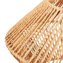 Rackhams Chic Designer Super Eco-Friendly Natural Brown Paper String Easy Fit Light Shade - thumbnail 3