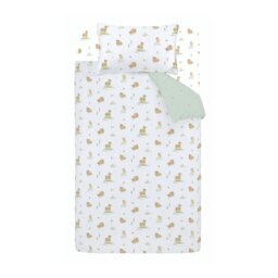 Rackhams Mini Moo Cow Reversible Cotton Duvet Cover Set White - White - Junior - thumbnail 5