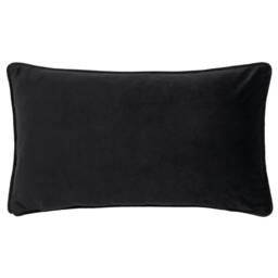 Rackhams Mythos Piping Detail Velvet Cushion Cover - Green/Natural - 30cm x 50cm - Green/Natural - 100% Polyester - thumbnail 2