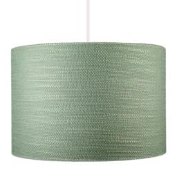 Rackhams Desert Sage Green Textured Linen Pendant Lighting Shade with Diffuser - thumbnail 6
