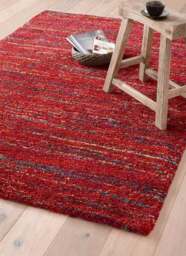 Rackhams Noble Sherpa Rug – Red Colour - 160X230 cm - thumbnail 4