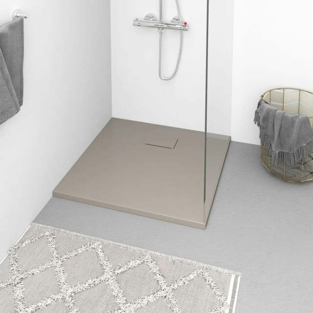 Rackhams Shower Base Tray SMC Brown 80x80 cm