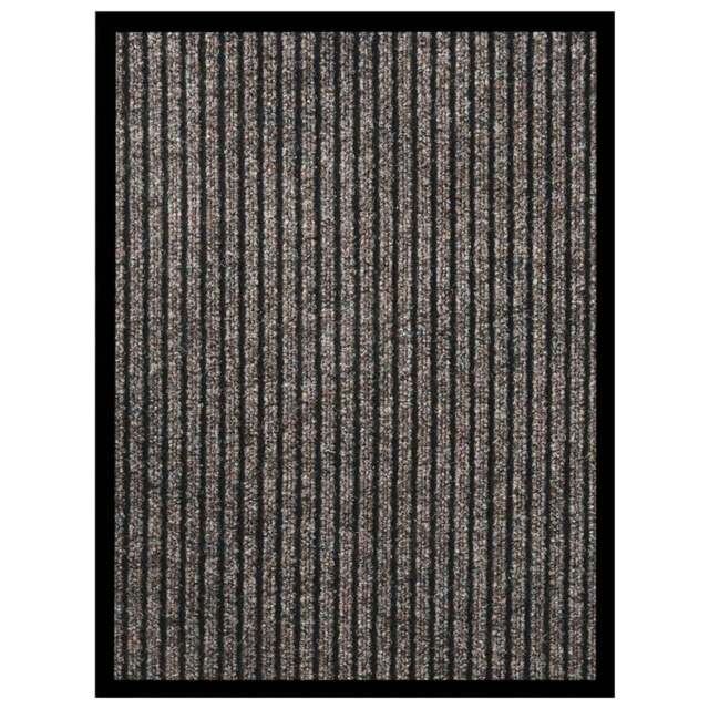 Rackhams Doormat Striped Beige 40x60 cm