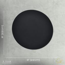 Rackhams Modern Circular Halo LED Wall Lighting Fitting in Matte Sand Black - thumbnail 5