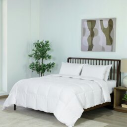 Rackhams Naturals Duck Feather & Down All Year Round Duvet - 10.5 Tog - White - Double - White - thumbnail 4