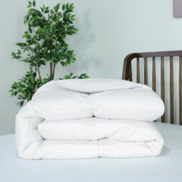Rackhams Naturals Duck Feather & Down All Year Round Duvet - 10.5 Tog - White - Double - White - thumbnail 6