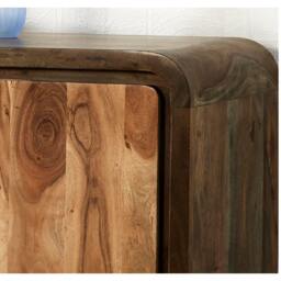 Rackhams Aaron Metal & Wood Sideboard - Brown - Wood - 1 - thumbnail 5