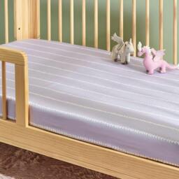 Rackhams - Cot Bed Fitted Sheet - Vine Lilac