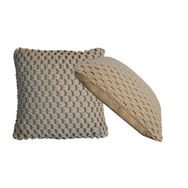 Rackhams 2x Myra Natural White Cushions - image 1