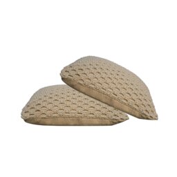Rackhams 2x Myra Natural White Cushions - thumbnail 2