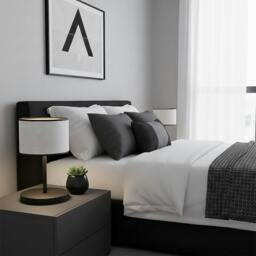 Rackhams ECO Table Lamp 1 x E27 Grey / Black - thumbnail 6