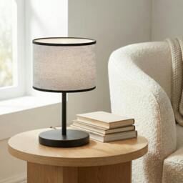 Rackhams ECO Table Lamp 1 x E27 Grey / Black - thumbnail 4