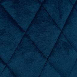 Rackhams Victoria Plush Velvet 3 Seater Sofa - Blue - thumbnail 6