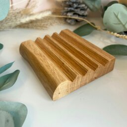 Rackhams Oak Live Edge Soap Dish - Double - thumbnail 4