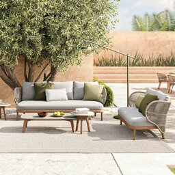 Rackhams Temescal Armchair, Outdoor Furniture - Chair - Red - thumbnail 6